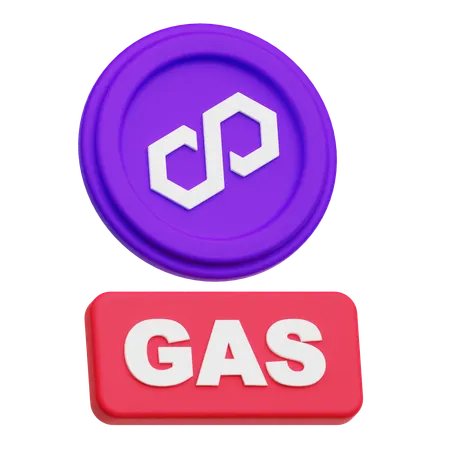 Polygon Gas  3D Icon