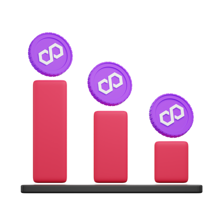 Polygon Graph  3D Icon