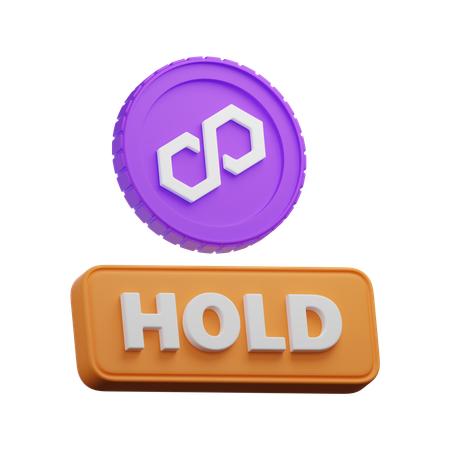 Polygon Hold  3D Icon
