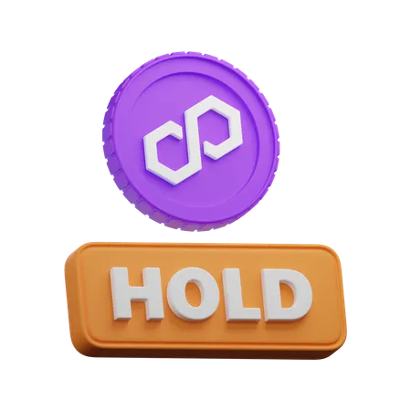 Polygon Hold  3D Icon