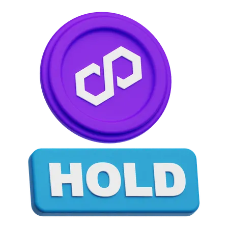 Polygon Hold  3D Icon
