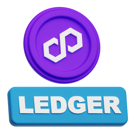 Polygon Ledger  3D Icon