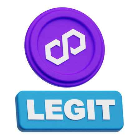 Polygon Legit  3D Icon