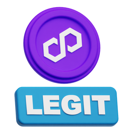 Polygon Legit  3D Icon