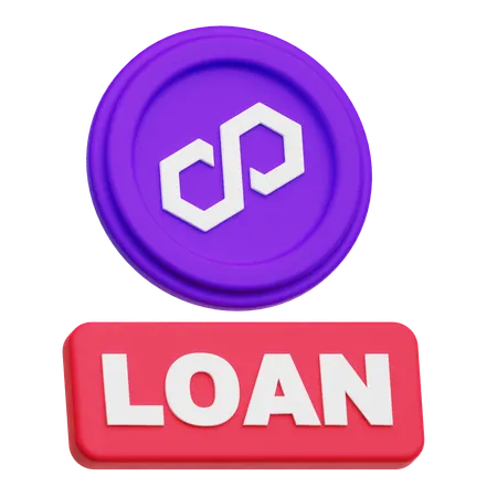 Polygon Loan  3D Icon