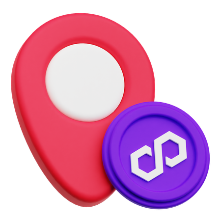 Polygon Location  3D Icon
