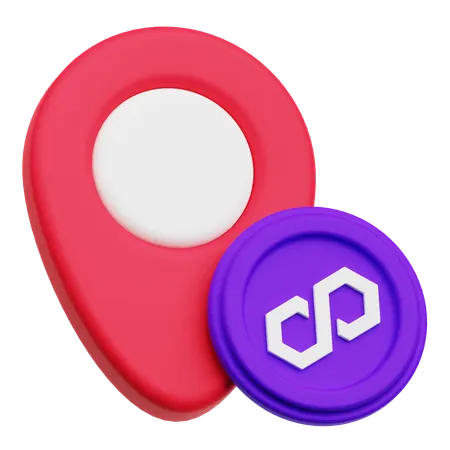 Polygon Location  3D Icon