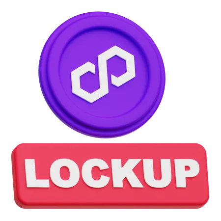 Polygon Lockup  3D Icon