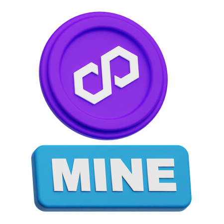 Polygon Mine  3D Icon
