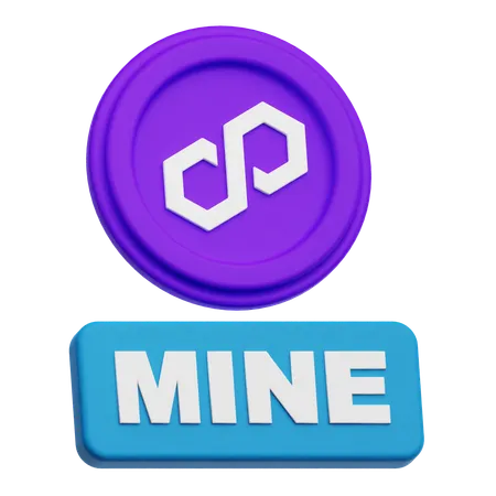 Polygon Mine  3D Icon