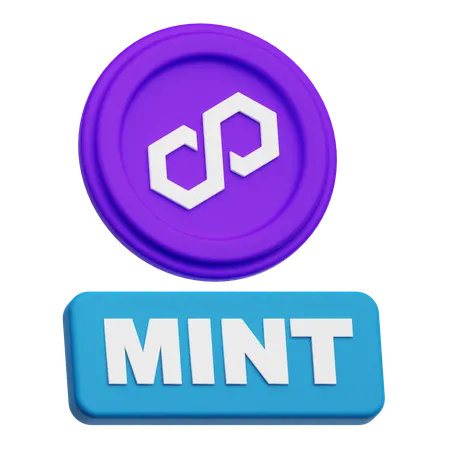 Polygon Mint  3D Icon
