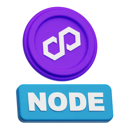 Polygon Node  3D Icon