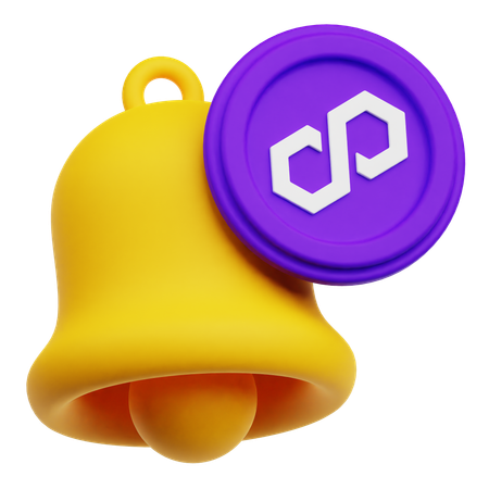 Polygon Notification  3D Icon