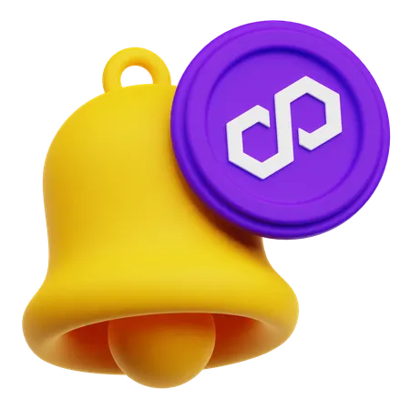Polygon Notification  3D Icon