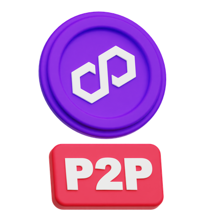 Polygon P 2 P  3D Icon