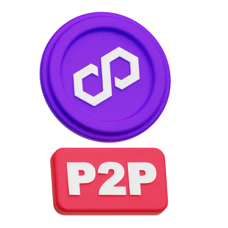 Polygon P 2 P  3D Icon