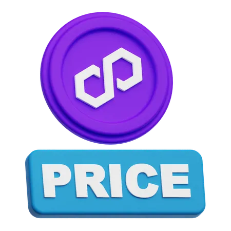 Polygon Price  3D Icon