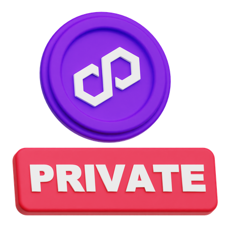 Polygon Private  3D Icon