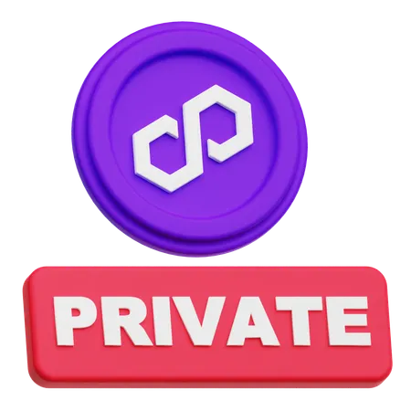 Polygon Private  3D Icon