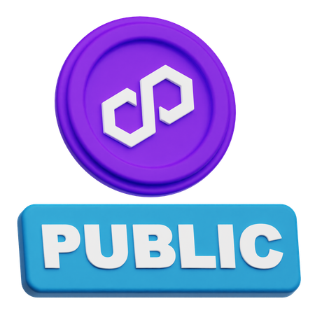 Polygon Public  3D Icon