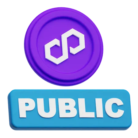 Polygon Public  3D Icon