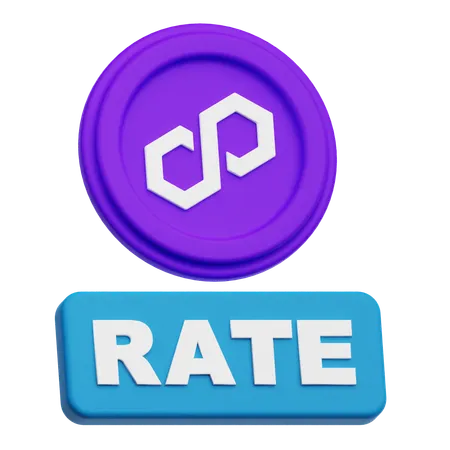 Polygon Rate  3D Icon