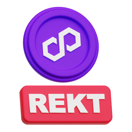 Polygon Rekt  3D Icon