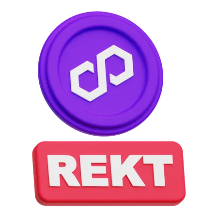 Polygon Rekt  3D Icon