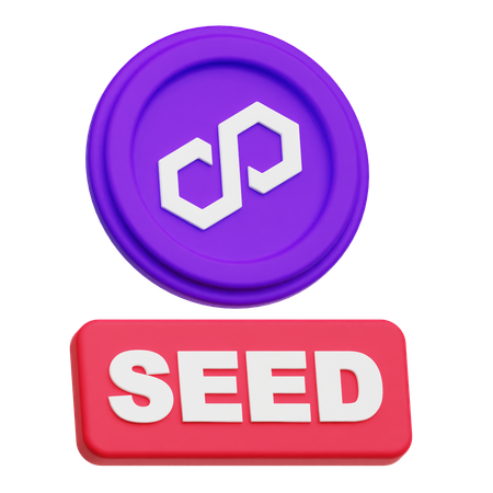Polygon Seed  3D Icon