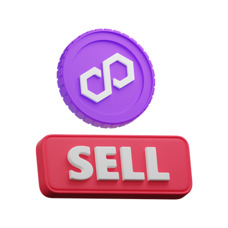 Polygon Sell  3D Icon