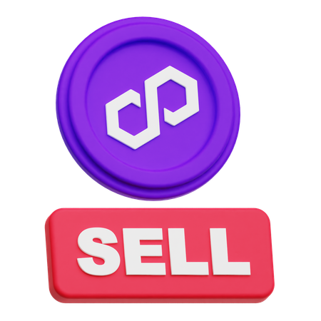Polygon Sell  3D Icon