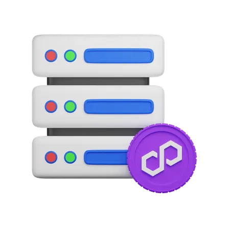 Polygon Server  3D Icon
