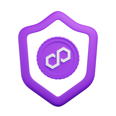 Polygon Shield  3D Icon