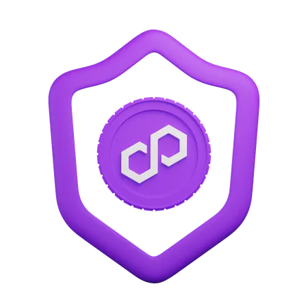 Polygon Shield  3D Icon