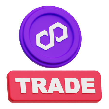 Polygon Trade  3D Icon