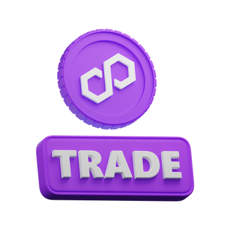 Polygon Trade  3D Icon