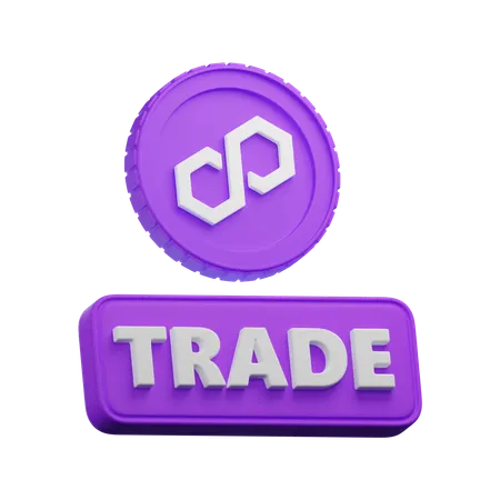 Polygon Trade  3D Icon