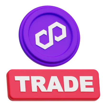 Polygon Trade  3D Icon