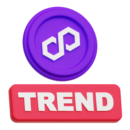 Polygon Trend  3D Icon
