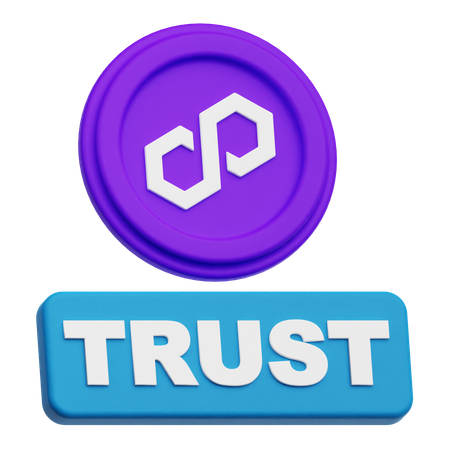 Polygon Trust  3D Icon