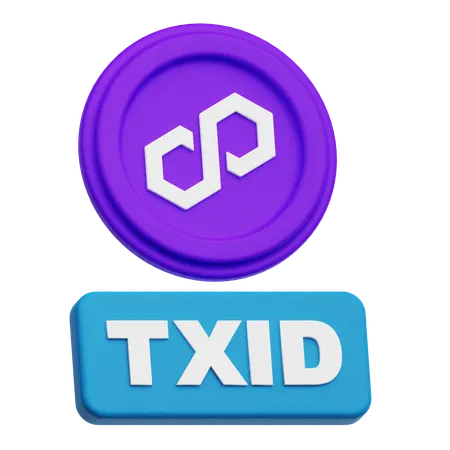 Polygon Txid  3D Icon