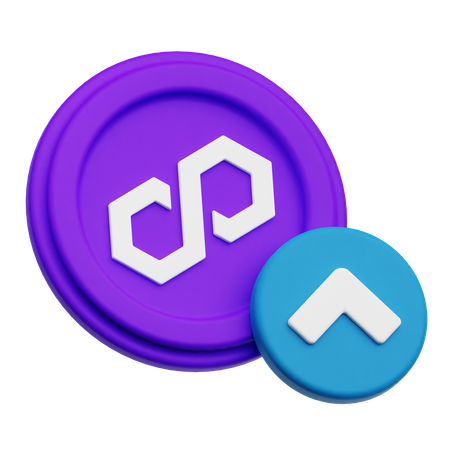 Polygon Up  3D Icon