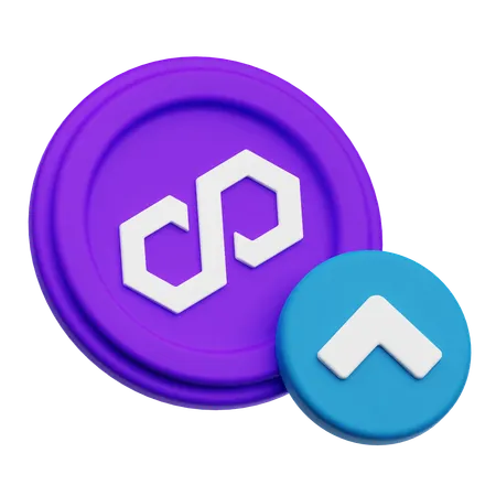 Polygon Up  3D Icon