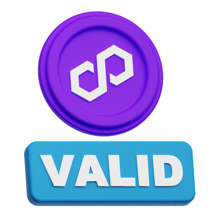 Polygon Valid  3D Icon