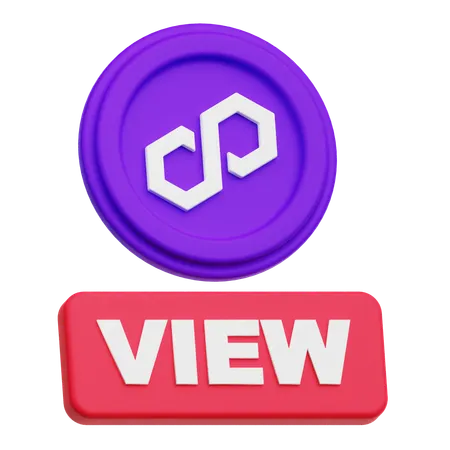 Polygon View  3D Icon