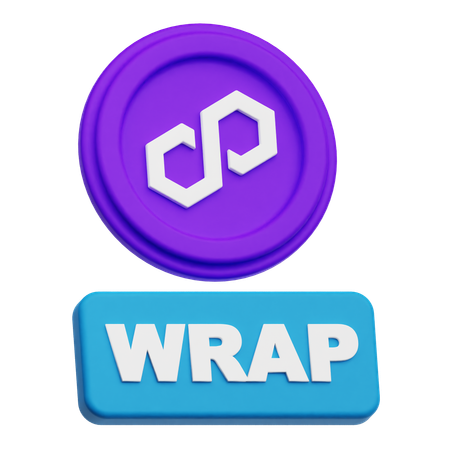 Polygon Wrap  3D Icon