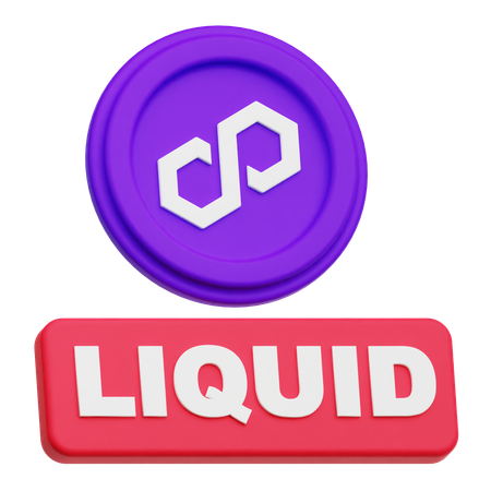 Liquide polygonal  3D Icon