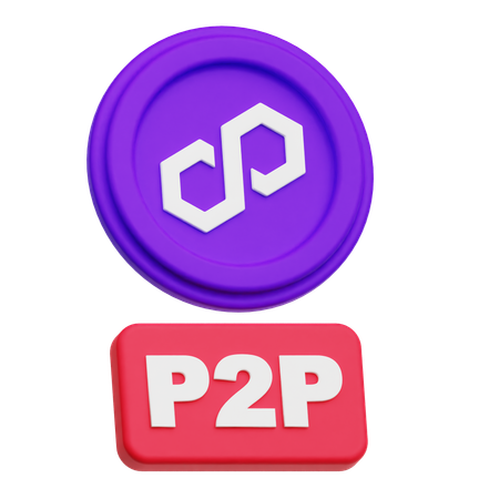 Polygone P 2 P  3D Icon