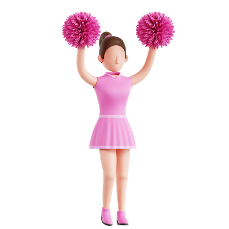 Pom pom girls  3D Icon