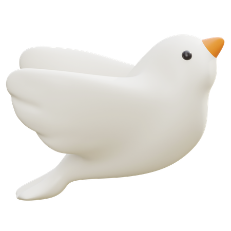 Pássaro pombo  3D Icon